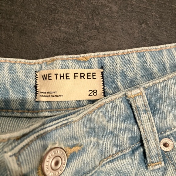 NWT Free People Deep Trance jeans in bleached out - Picture 9 of 15